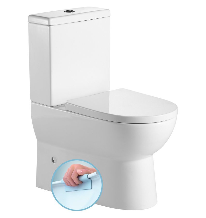 Jalta PB103RW Rimless WC kombi, spodný/zadný odpad