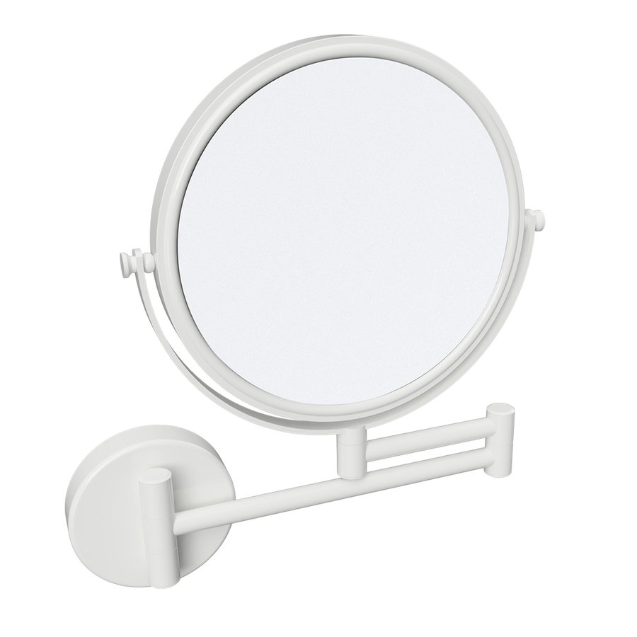 X-Round White XR006W závesné kozmetické zrkadielko priemer 190mm, biele