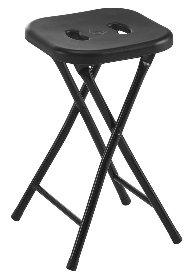 Gedy CO7614 kúpeľňová stolička, 26x45,5x26cm, čierna