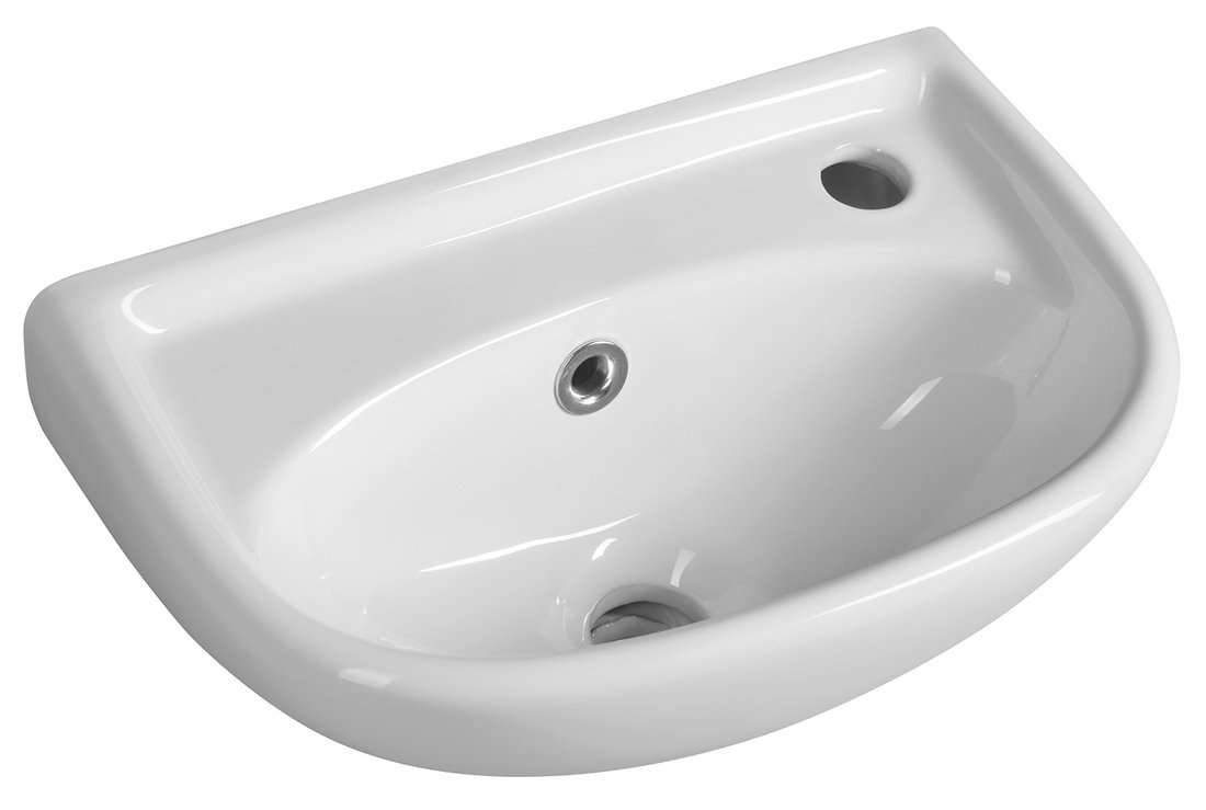 Aqualine 4000 keramické umývadlo 40x25 cm, biele