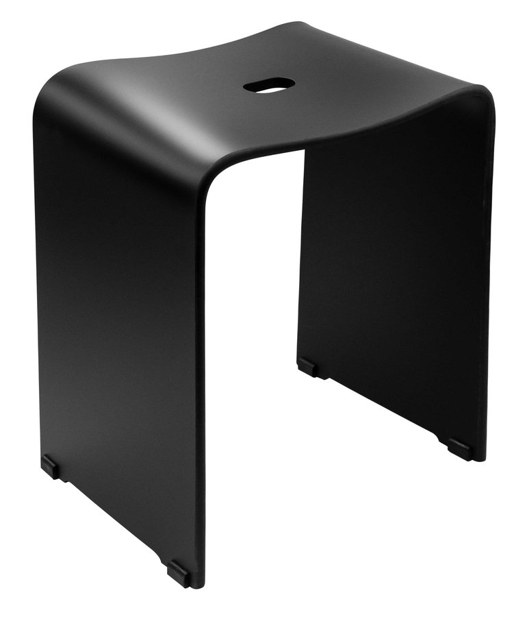 Trendy A211110 kúpeľňová stolička 40x48x27,5cm, čierna