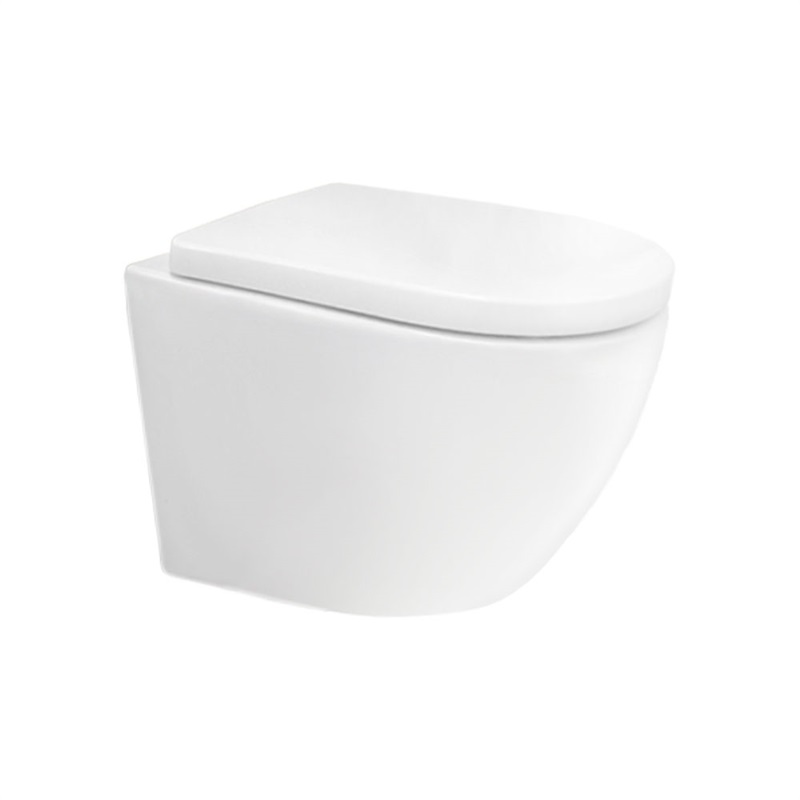 Mereo VSD82T2 WC závesné kapotované, tiché splachovanie Smart Flush vrátane sedátka CSS115SN