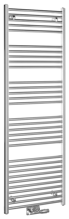 Alya LLS306 vykurovacie teleso rovné 600x1785 mm, stredové pripojenie, chróm