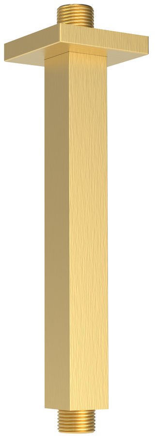 Sapho 1205-07GB sprchové rameno hranaté, 200mm, zlaté matné