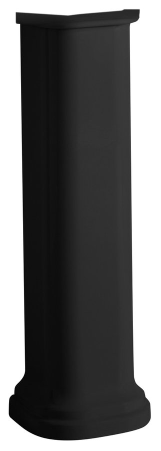 Waldorf 417031 univerzálny keramický stĺp k umývadlám 60,80cm, čierny matný