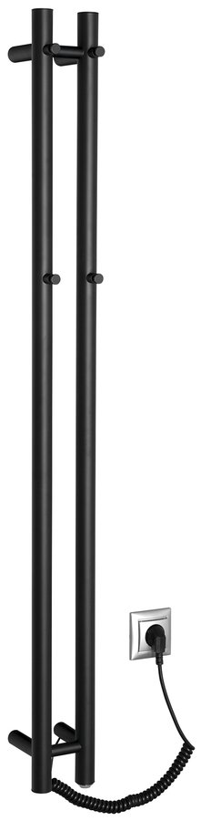 Papinado ER340 elektrický sušiak uterákov, 109x1200mm, 40W, čierny matný