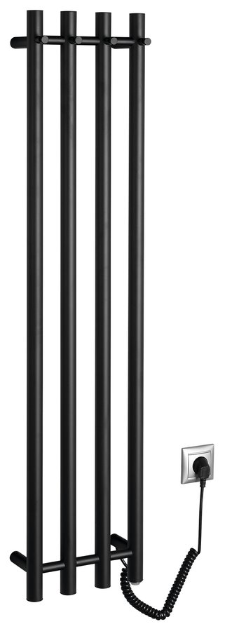 Papinado ER350 elektrický sušiak uterákov, 263x1200mm, 85W, čierny matný
