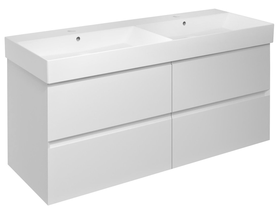 Filena FID1212W umývadlová skrinka 118x51,5x43cm, biela matná