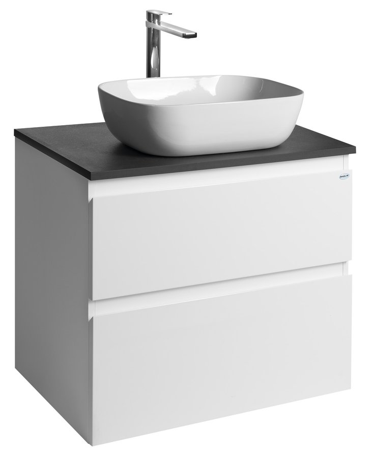 Altair AI270-03 skrinka s doskou 68 cm, biela/antracit bridlica