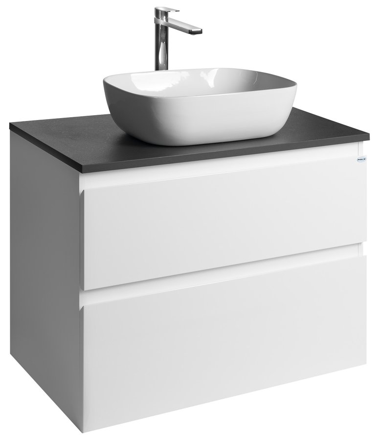 Altair AI280-03 skrinka s doskou 78,5 cm, biela/antracit bridlica