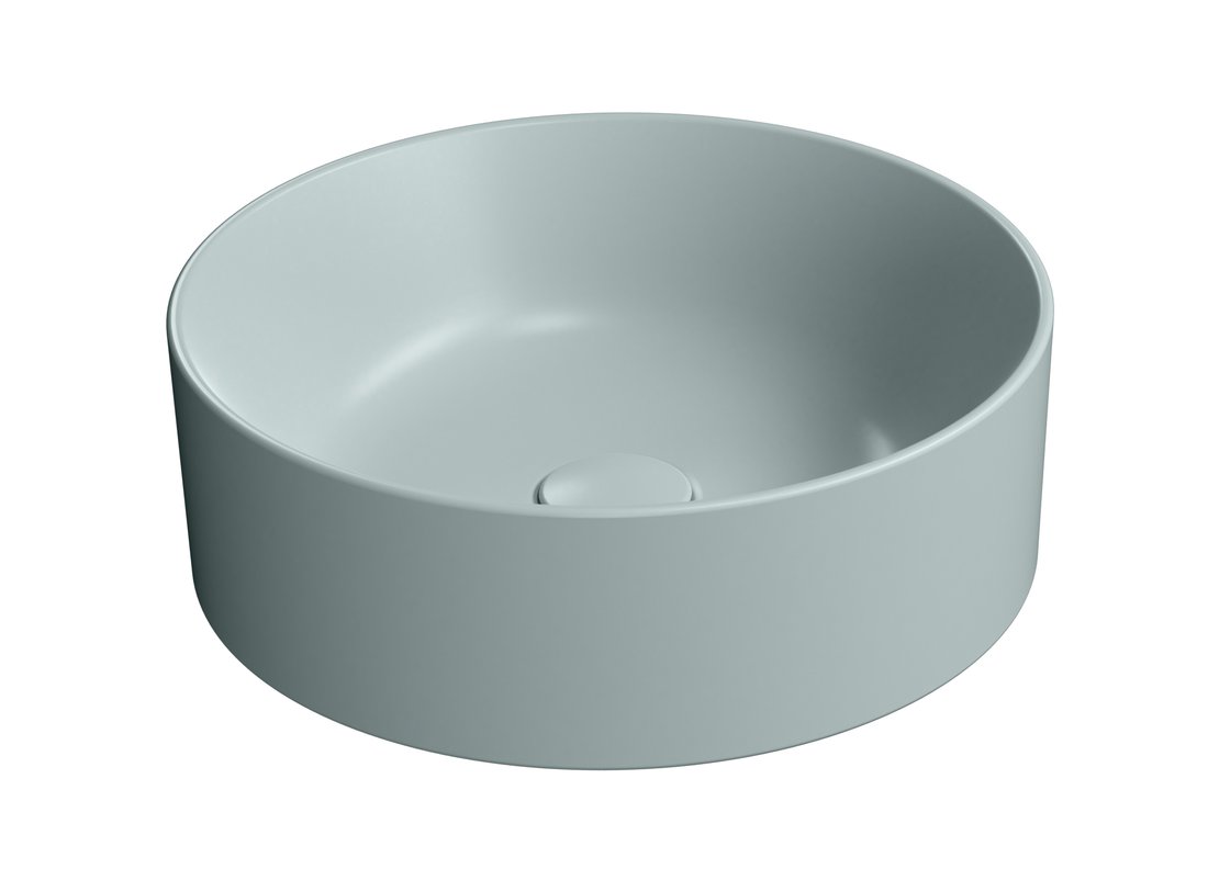 Kube X 942615 umývadlo na dosku, priemer 40 cm, ghiaccio matné
