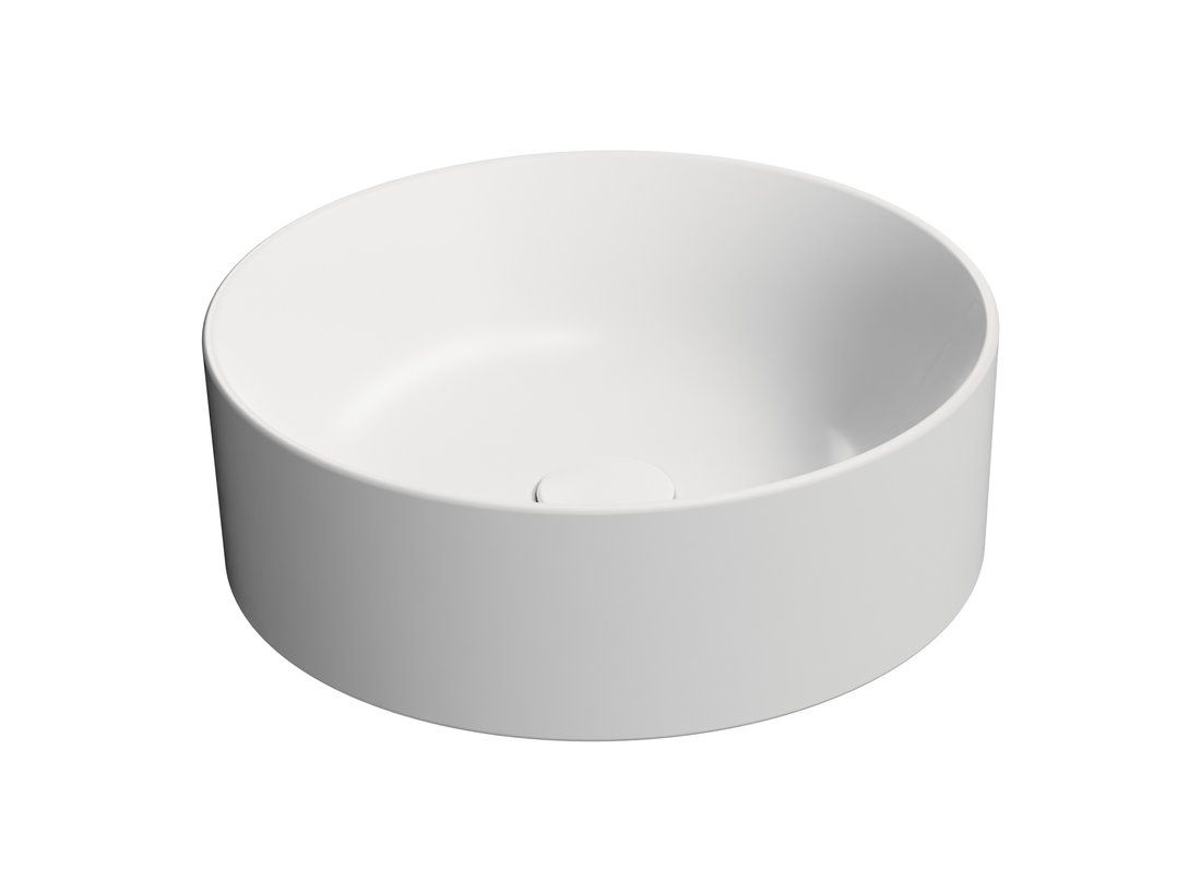 Kube X 942609 umývadlo na dosku, priemer 40 cm, biele matné