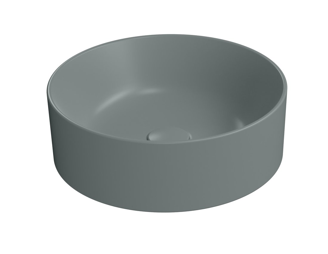 Kube X 942604 umývadlo na dosku, priemer 40 cm, agave mat