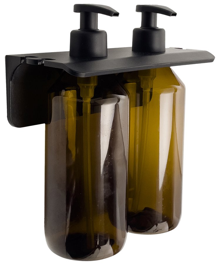 Grouper 2159 dvojitý závesný dávkovač mydla, 500ml, hnedý