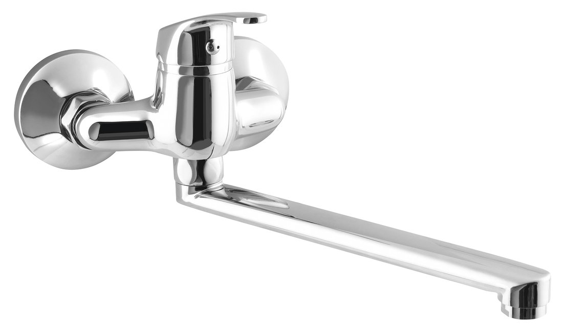 Aqualine 35 52021 drezová batéria, rozteč 100mm, ploché ramienko, chróm