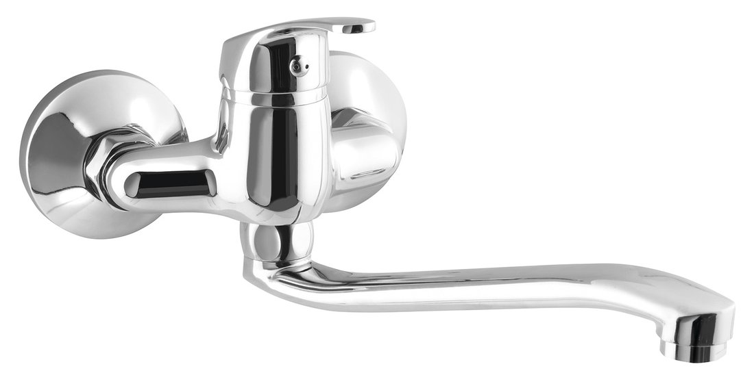 Aqualine 35 52032 drezová batéria, 100mm rozteč, ploché zvýšené ramienko, chróm