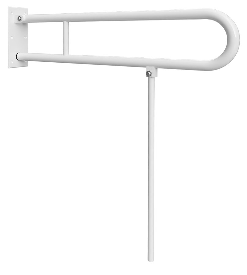 Handicap XH523W madlo sklopné s opornou nohou 813mm, biele