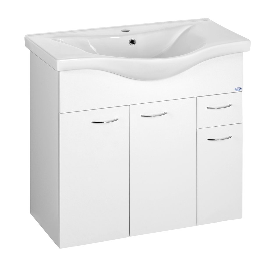 Keramia Fresh 50082A umývadlová skrinka 74,5x74x34,7 cm, biela