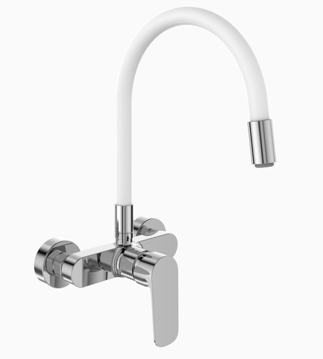 Dakota DAK151502 drezová batéria s bielym flexibilným ramenom