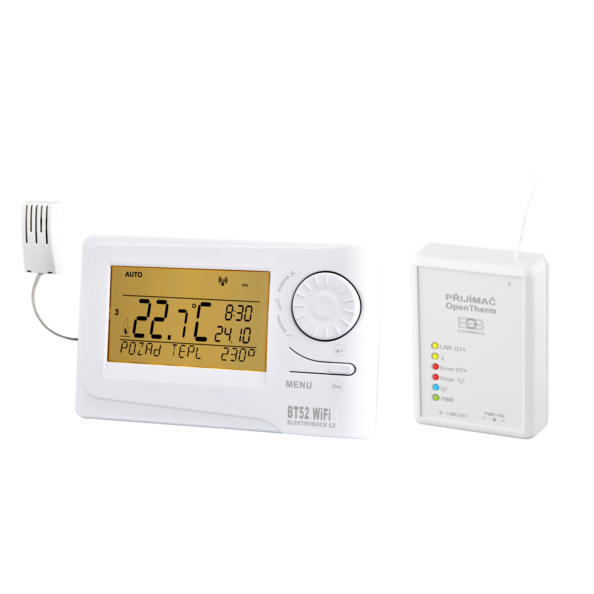 Elektrobock BT52 WiFi bezdrôtový OpenTherm termostat s WiFi modulom