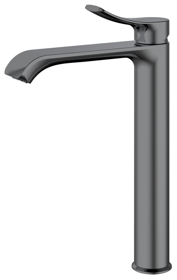 Suga TJ006GM stojanková umývadlová batéria bez výpuste, vysoká, gun metal
