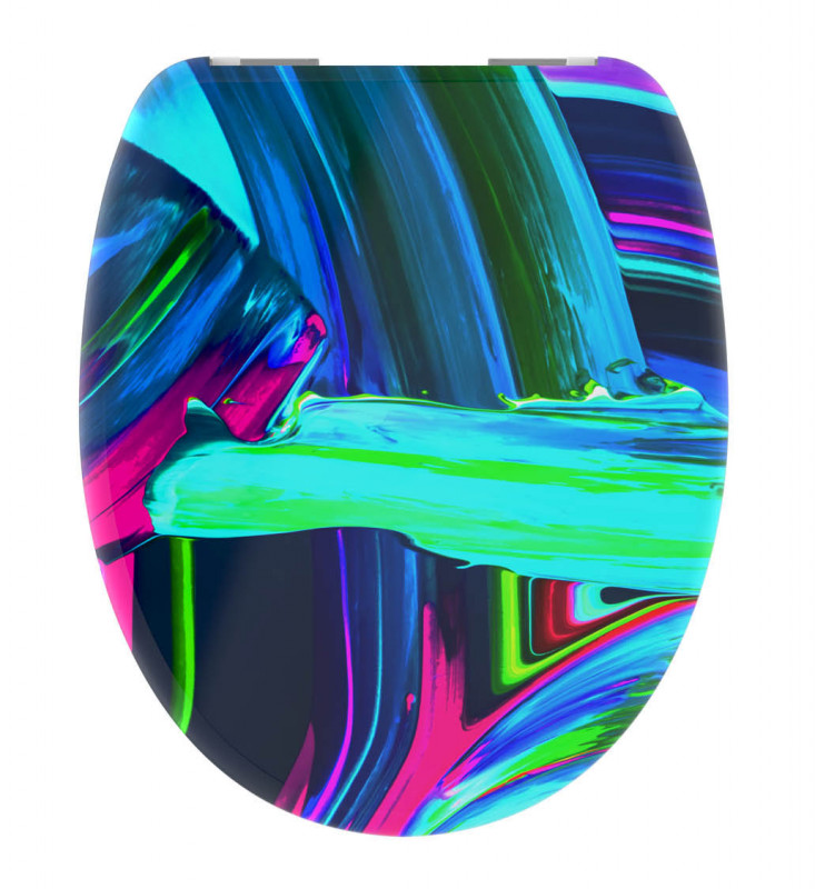Schütte Neon Paint WC sedátko duroplast, Soft Close