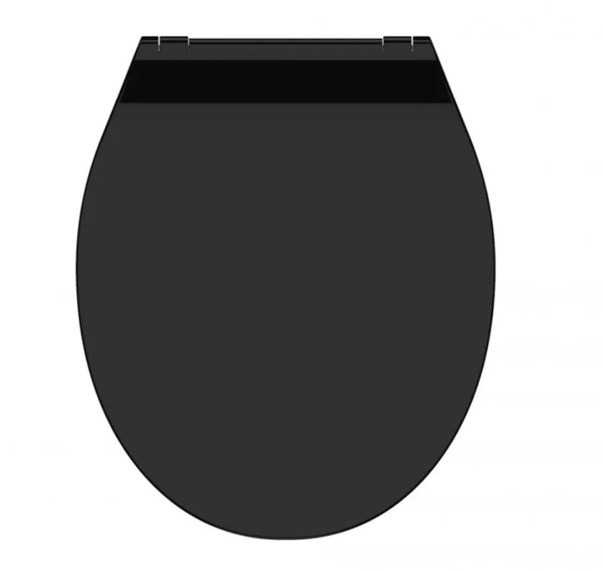 Schütte Slim Black WC sedátko duroplast, Soft Close