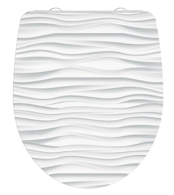 Schütte White Wave WC sedátko duroplast, Soft Close