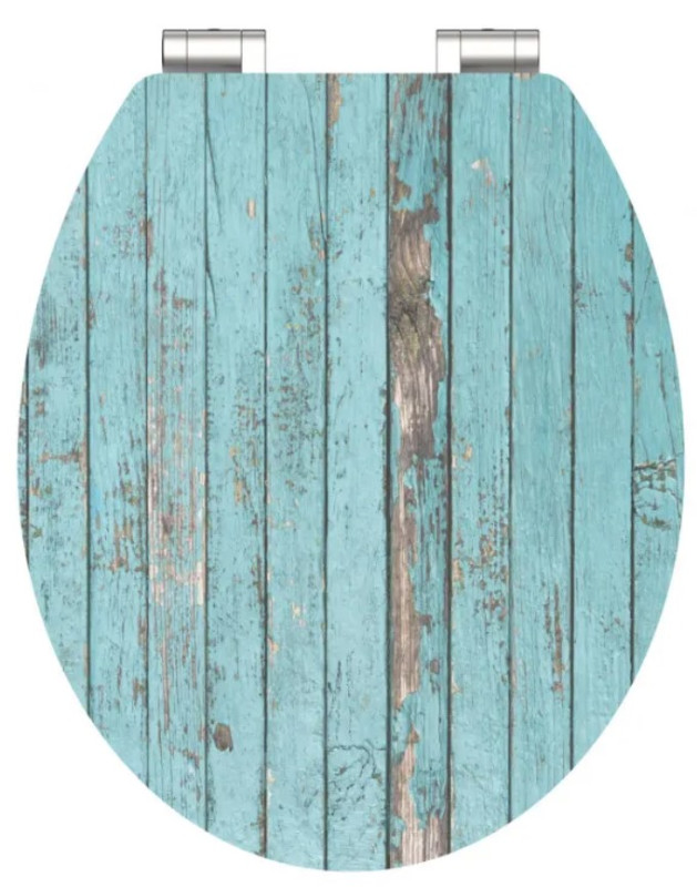 Schütte Blue Wood WC sedátko MDF, Soft Close