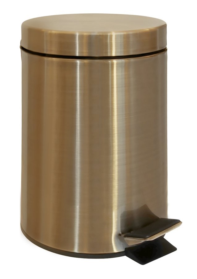 Sapho XJ011 kôš na odpadky guľatý, 3l, bronz