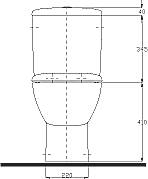 Kolo Style WC kombi univerzálny odpad L29000