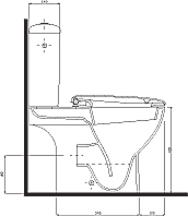 Kolo Style WC kombi univerzálny odpad L29000