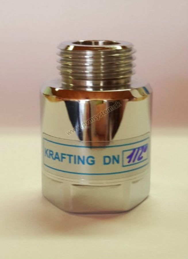 Krafting 1/2" Cr magnetická úprava vody pochrómovaná mosadz