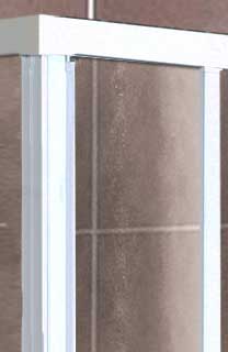 Roltechnik Sanipro sprchové dvere LD3 900 biela/damp