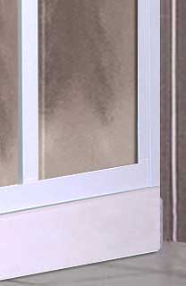 Roltechnik Sanipro sprchové dvere LD3 900 biela/damp