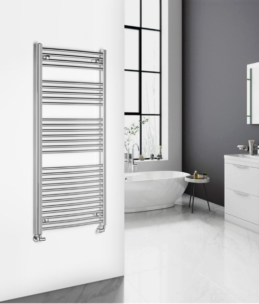 Alya LLC204 vykurovacie teleso oblé 600x1420mm, chróm