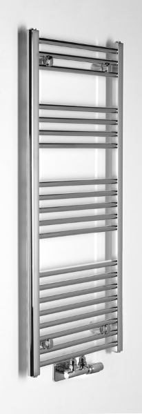 Alya LLS302 vykurovacie teleso rovné 500x1188 mm, stredové pripojenie, chróm