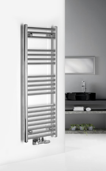 Alya LLS302 vykurovacie teleso rovné 500x1188 mm, stredové pripojenie, chróm