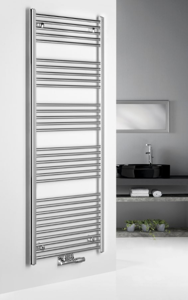 Alya LLS306 vykurovacie teleso rovné 600x1785 mm, stredové pripojenie, chróm