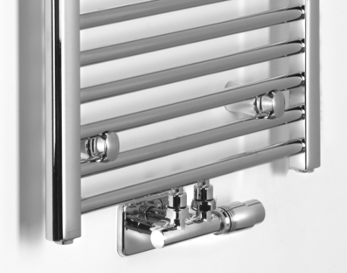 Alya LLS308 vykurovacie teleso rovné 400x1188mm, stredové pripojenie, chróm