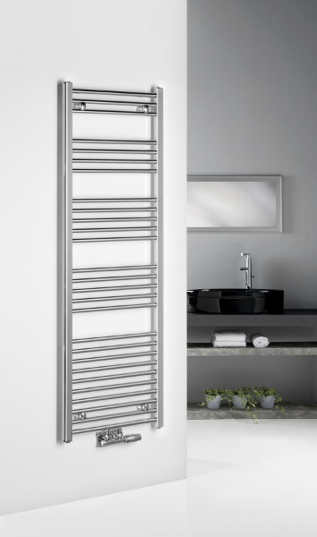 Alya LLS309 vykurovacie teleso rovné 400x1600mm, stredové pripojenie, chróm