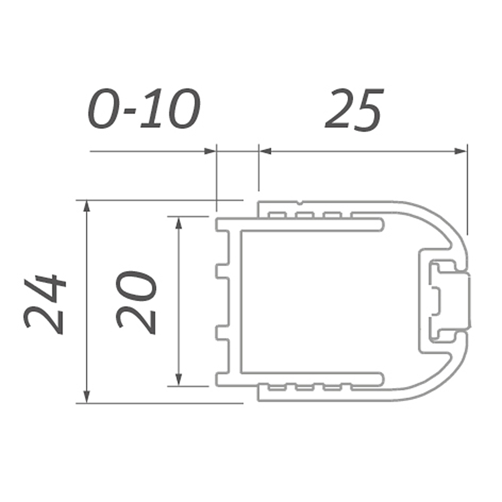 Roth Limaya LYE4/900 sprchové dvere brillant / transparent