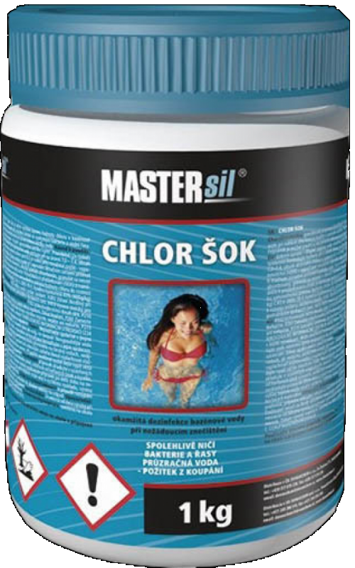 Mastersil Chlór šok 1 kg