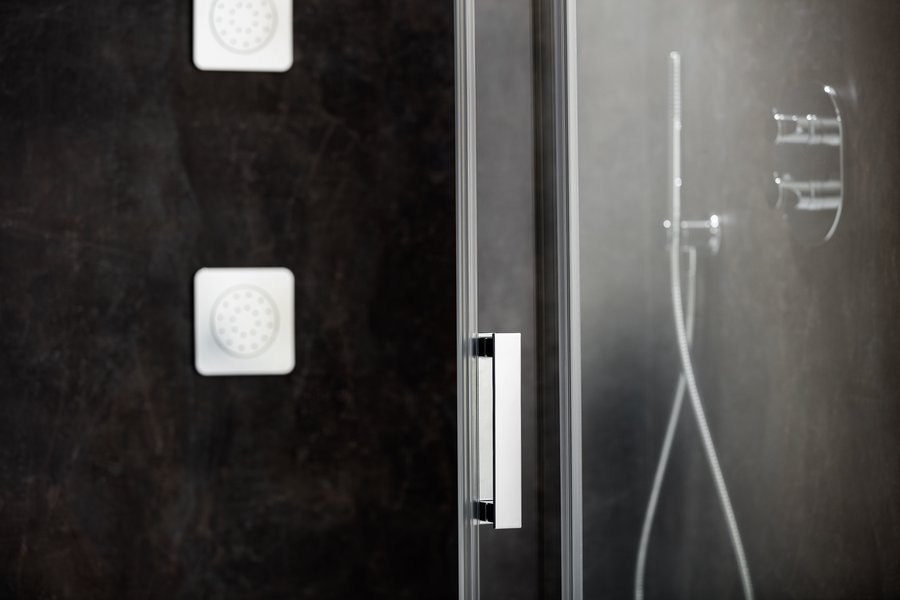 Ravak Matrix sprchové dvere MSD2-100 L satin / transparent