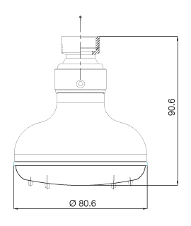 Sanicro hlavová sprcha Max Mono SC022