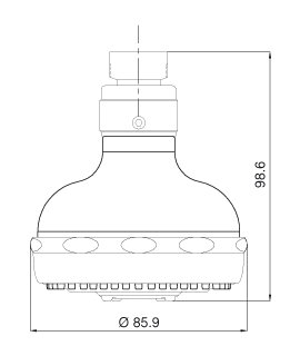 Sanicro hlavová sprcha Max SC 023