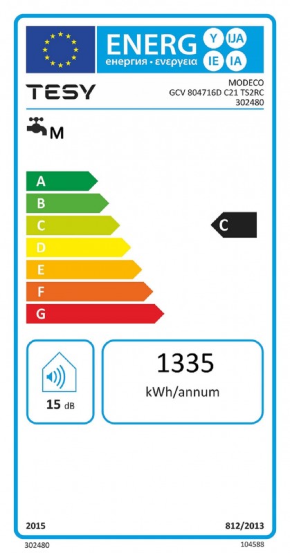 Tesy Modeco MC 80V elektrický zvislý ohrievač