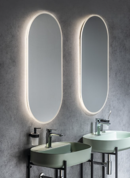 Minox MX250 oválne zrkadlo s LED osvetlením 50x100 cm