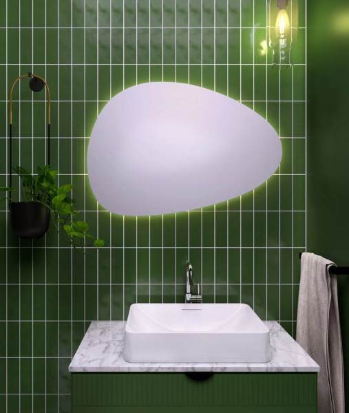 Sten LED NA280 podsvietené zrkadlo 80x55 cm