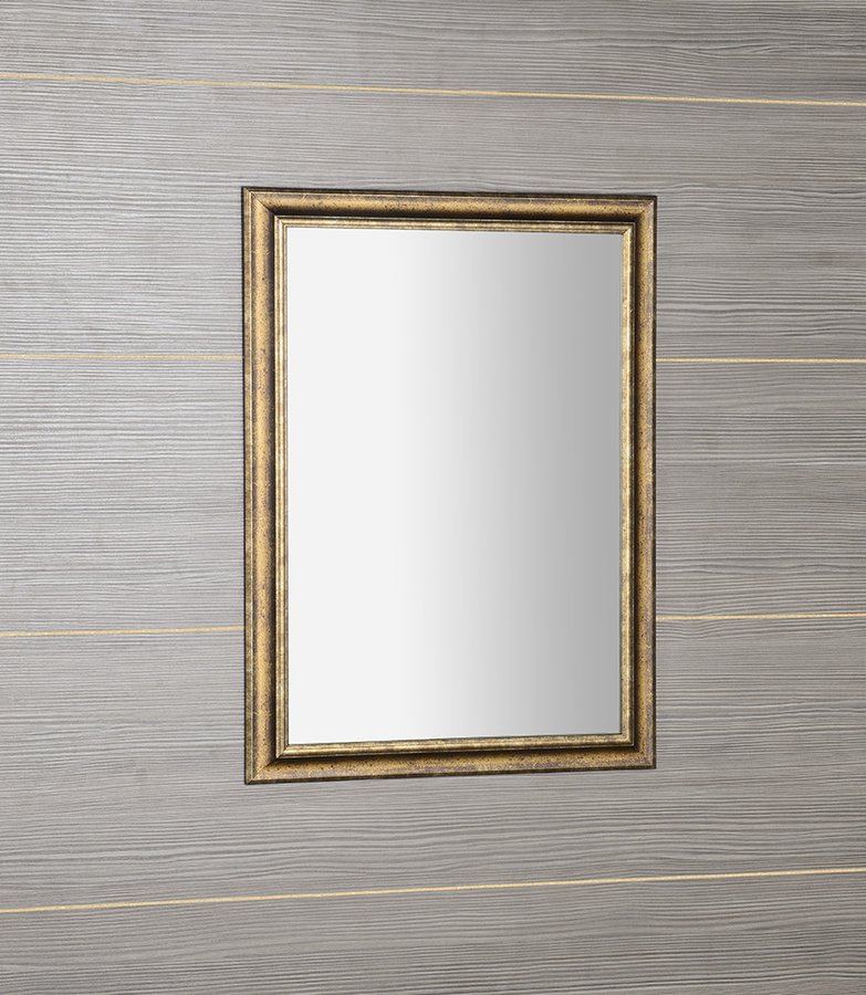 Romina NL392 zrkadlo v drevenom ráme 58x78 cm, bronzová patina